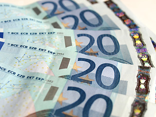 Image showing Euro notes