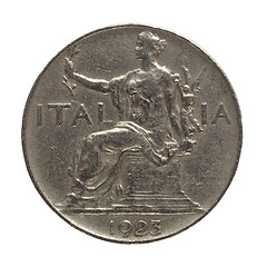 Image showing Italian coin