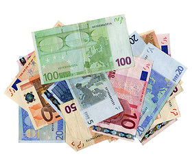 Image showing Euro notes