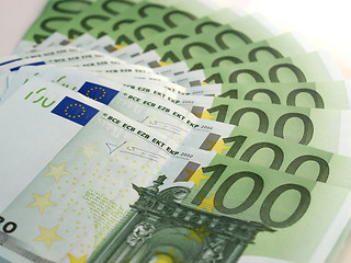 Image showing Euro notes