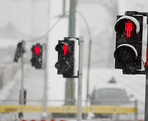 Image showing Red lights