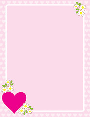 Image showing Valentines Border