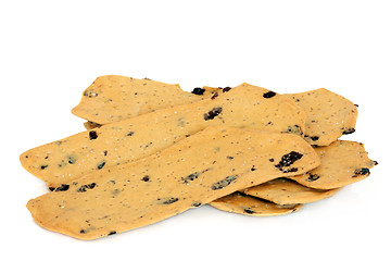 Image showing Olive Bread Crackers