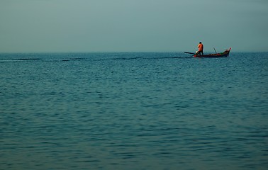 Image showing Boat in the sea