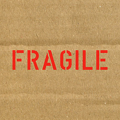 Image showing Fragile