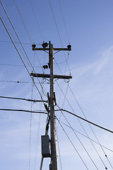 Image showing Power Pole