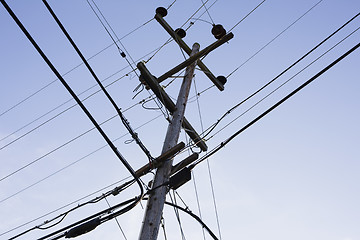 Image showing Power Pole