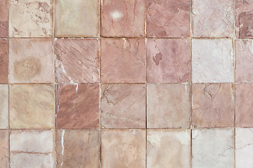 Image showing Pink Slate Squares