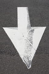 Image showing Arrow on Street