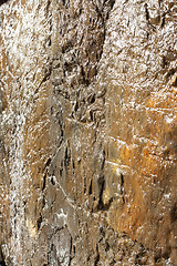 Image showing Wet Rock Wall