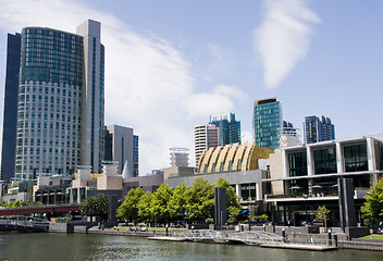 Image showing Melbourne boardwalk