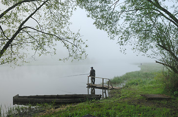 Image showing Morning on the River