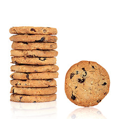 Image showing Blueberry and Oat Cookies