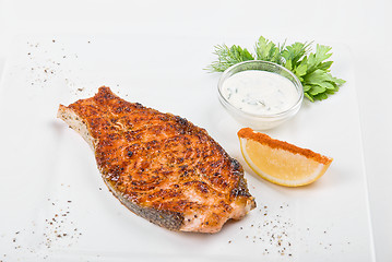 Image showing Grilled fish