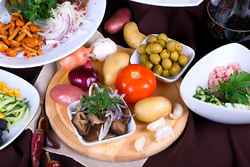 Image showing on the restaurant table