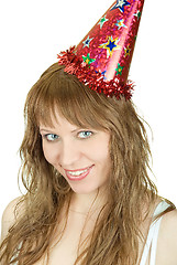 Image showing festive woman