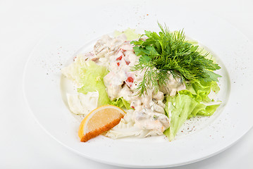 Image showing seafood salad