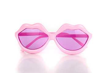 Image showing party lips shaped glasses