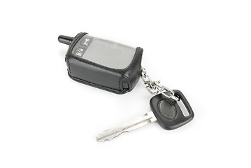 Image showing Car key and security system