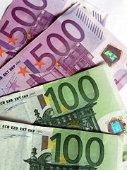 Image showing Euro notes