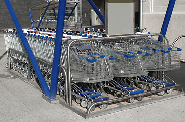 Image showing Shopping carts