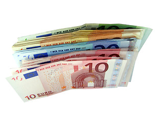 Image showing Euro notes