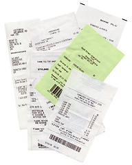 Image showing Receipts