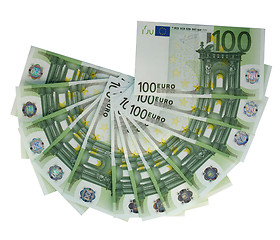 Image showing Euro notes