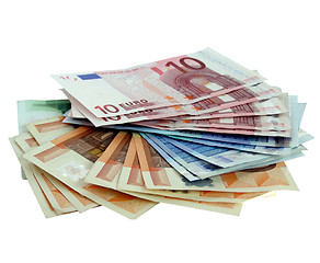 Image showing Euro notes