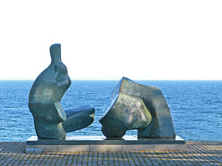 Image showing Sculpture Henry Moore.