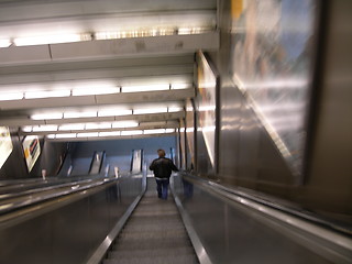 Image showing Escalator