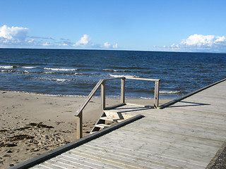 Image showing Beach off season.