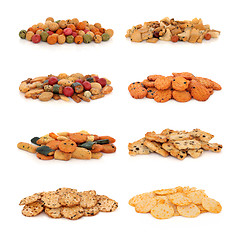 Image showing Japanese Rice Cracker Selection