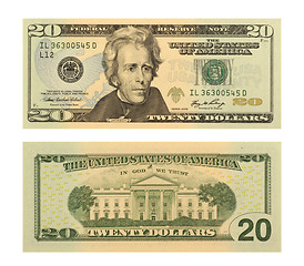 Image showing 20 Dollar Bill
