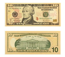 Image showing 10 Dollar Bill