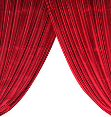 Image showing Red Curtain