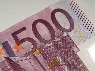 Image showing Euro notes