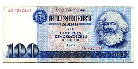 Image showing DDR banknote