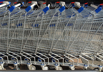 Image showing Shopping carts