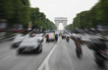 Image showing Avenue Champs Elysees - Paris