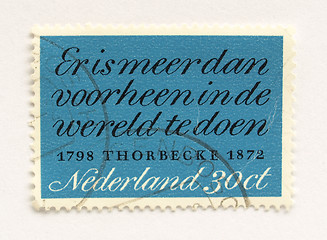 Image showing Netherlands stamp