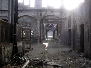 Image showing Abandoned factory