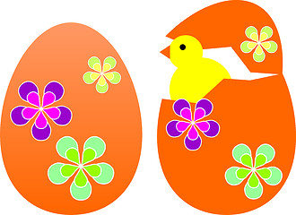 Image showing Egg and chicken