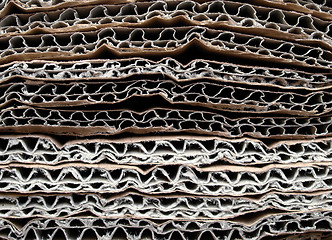 Image showing Corrugated cardboard