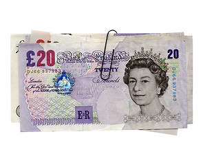 Image showing Pounds notes