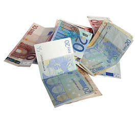 Image showing Euro notes