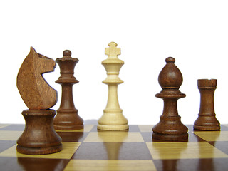 Image showing Chess checkmate