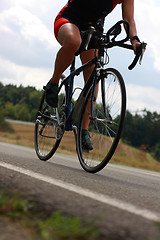 Image showing bicyclist