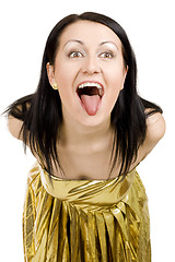 Image showing Crazy woman