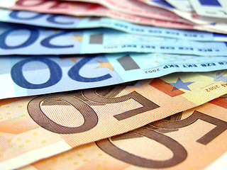 Image showing Euro notes